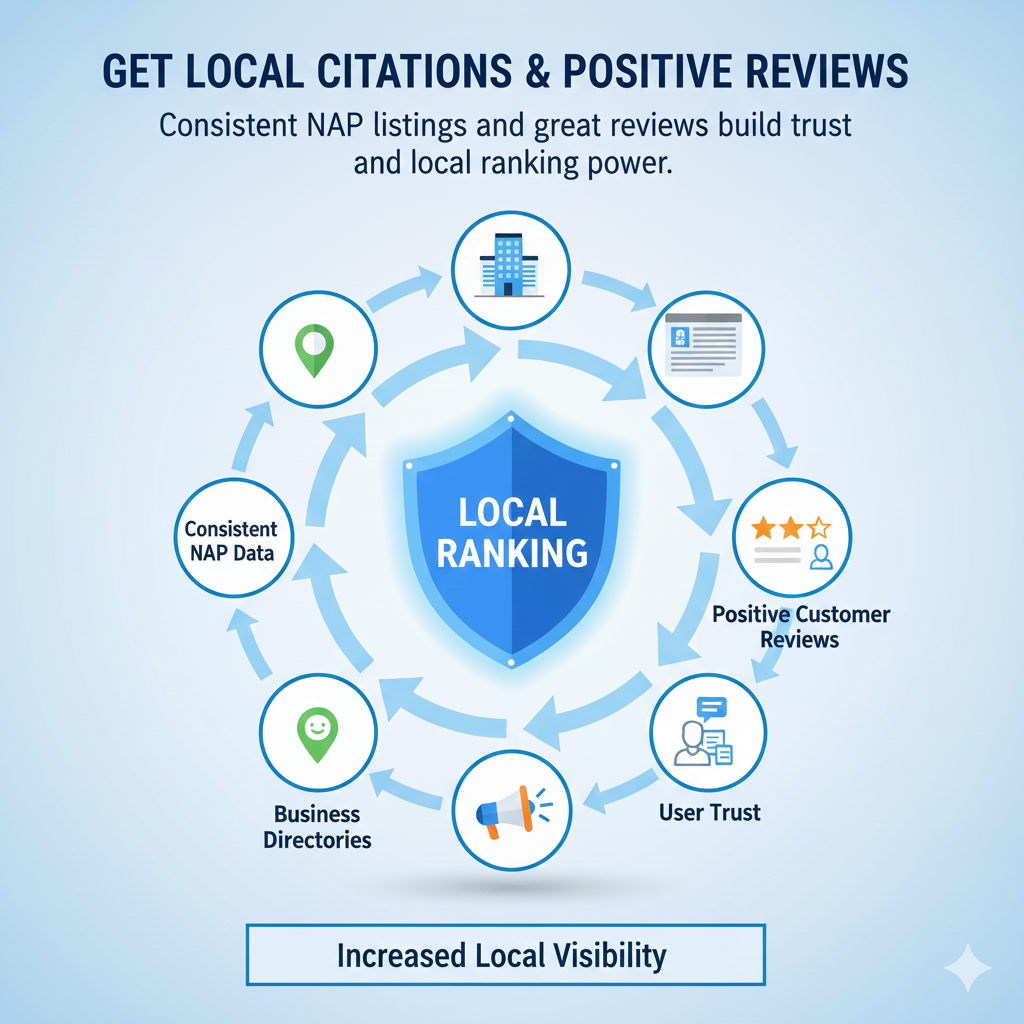 Local citations and reviews